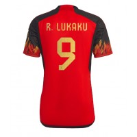 Belgicko Romelu Lukaku #9 Domáci futbalový dres MS 2022 Krátky Rukáv